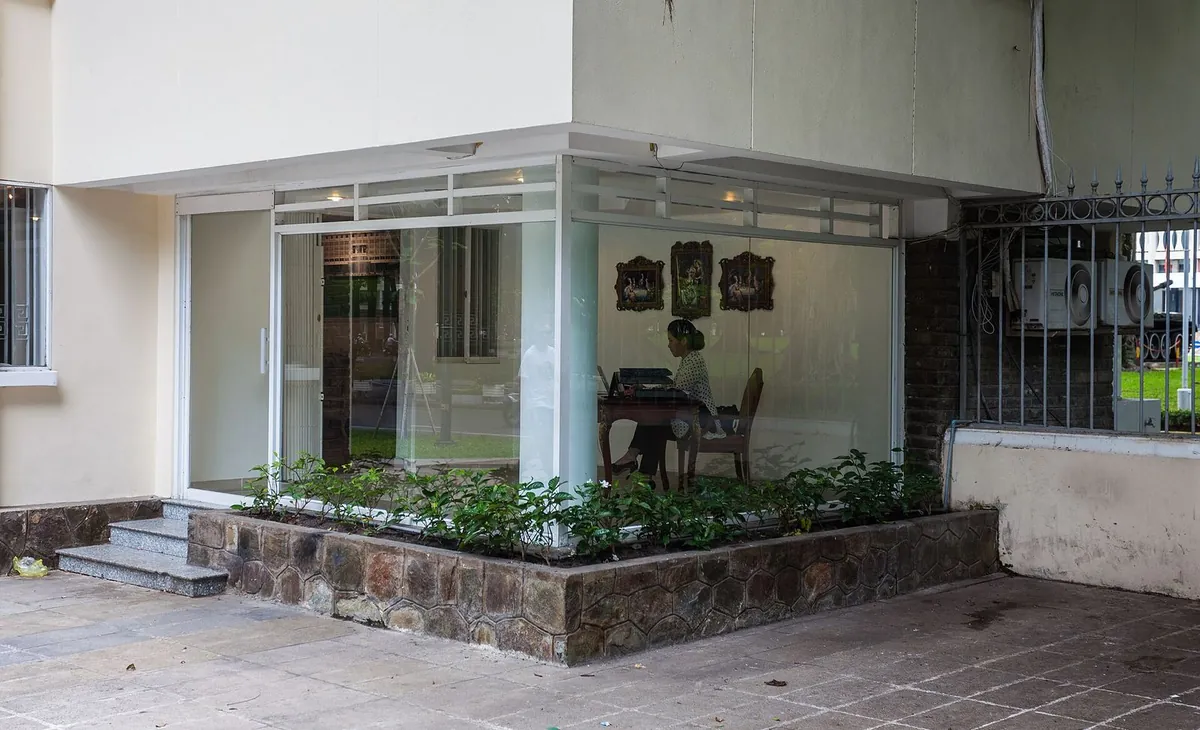 Một văn phòng giao dịch tại Thành phố Hồ Chí Minh.